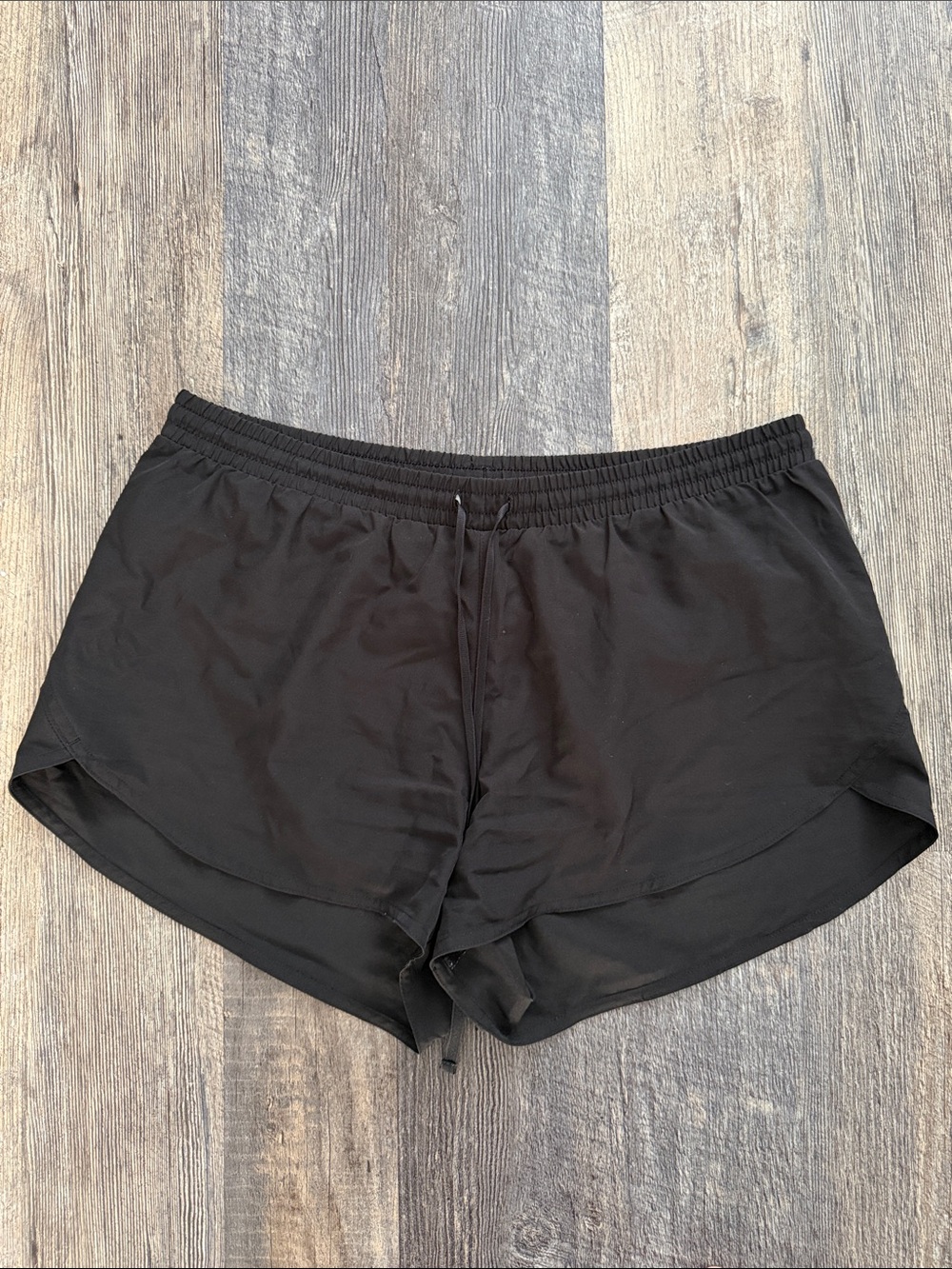 Old Navy Women's Black Athletic Shorts - Lightweight Drawstring
